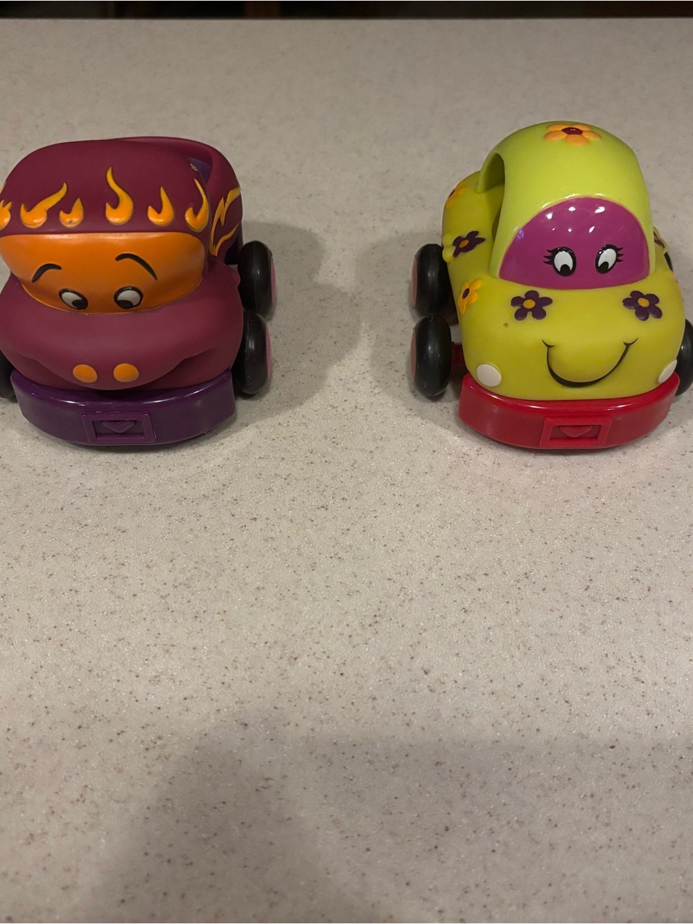 Yellow & Purple Push Toy Cars - Kids Toys